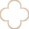 Ekena Millwork 33W x 33H x 38T Small Woodall Decorative Fretwork Wood Ceiling Panels, Red Oak CELW33X33X0375WDLRO - alternate 9